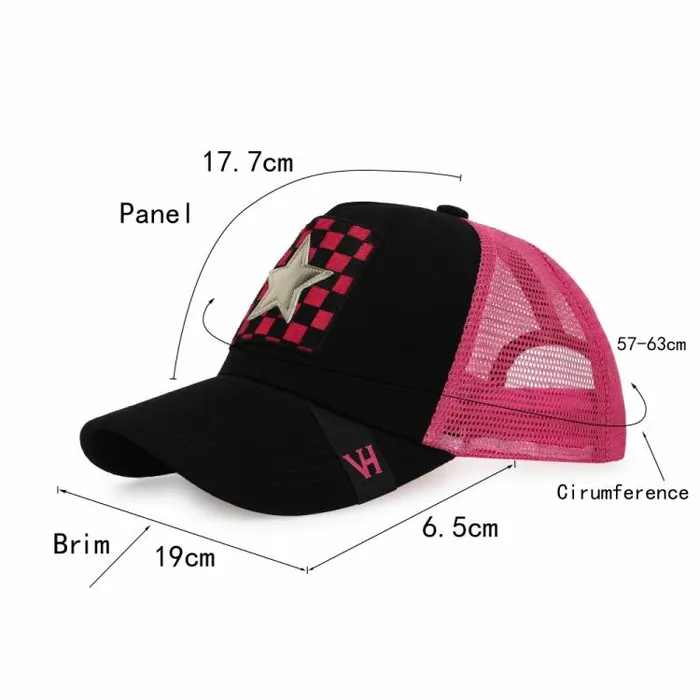 Women Vintage Havana Trucker Hat MOLLY 4 HAT