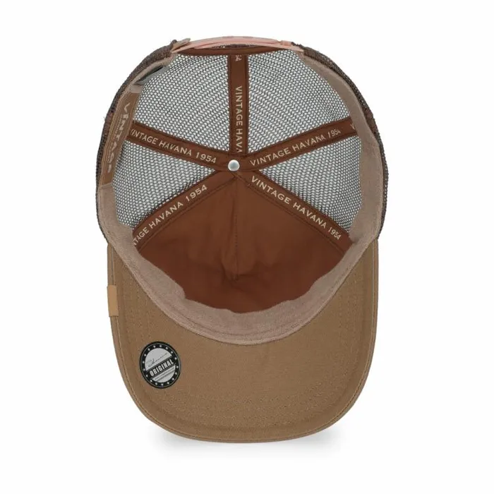 Women Vintage Havana Trucker Hat SELECT HAT Women Vintage Havana Trucker Hat SELECT HAT