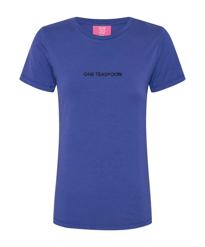Women VIOLET LOGO FITTED TEE One Teaspoon Tees and Tanks Women VIOLET LOGO FITTED TEE One Teaspoon Tees and Tanks