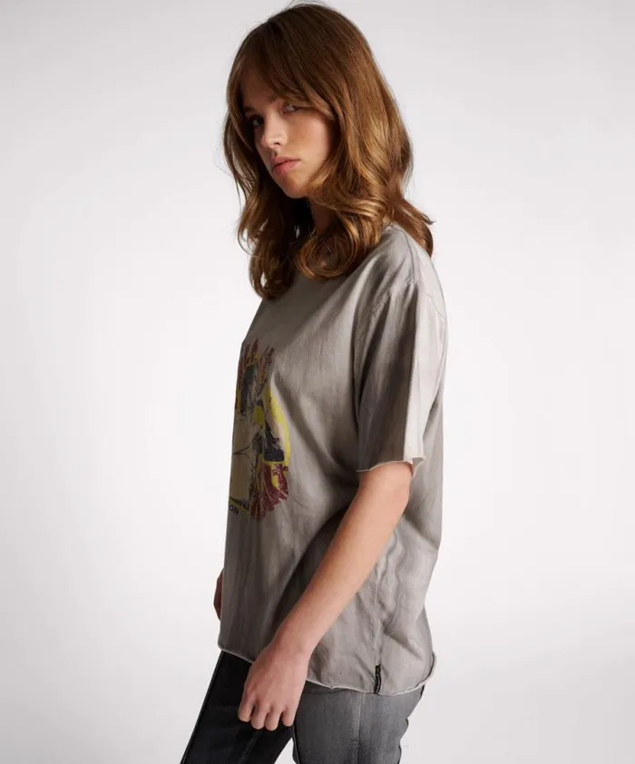 Women WILD AT HEART BOYFRIEND TEE One Teaspoon Basic Tees Women WILD AT HEART BOYFRIEND TEE One Teaspoon Basic Tees