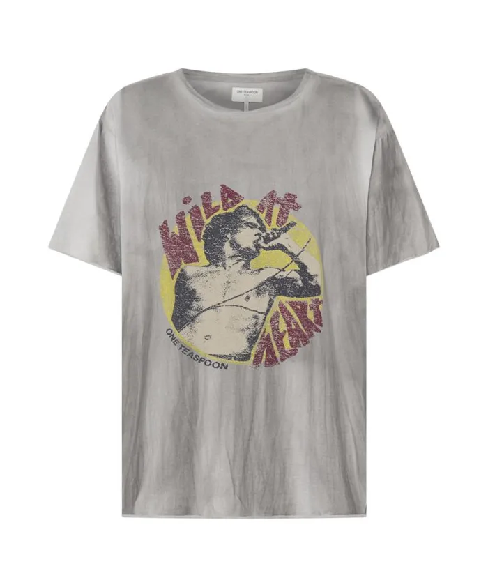 Women WILD AT HEART BOYFRIEND TEE One Teaspoon Basic Tees Women WILD AT HEART BOYFRIEND TEE One Teaspoon Basic Tees