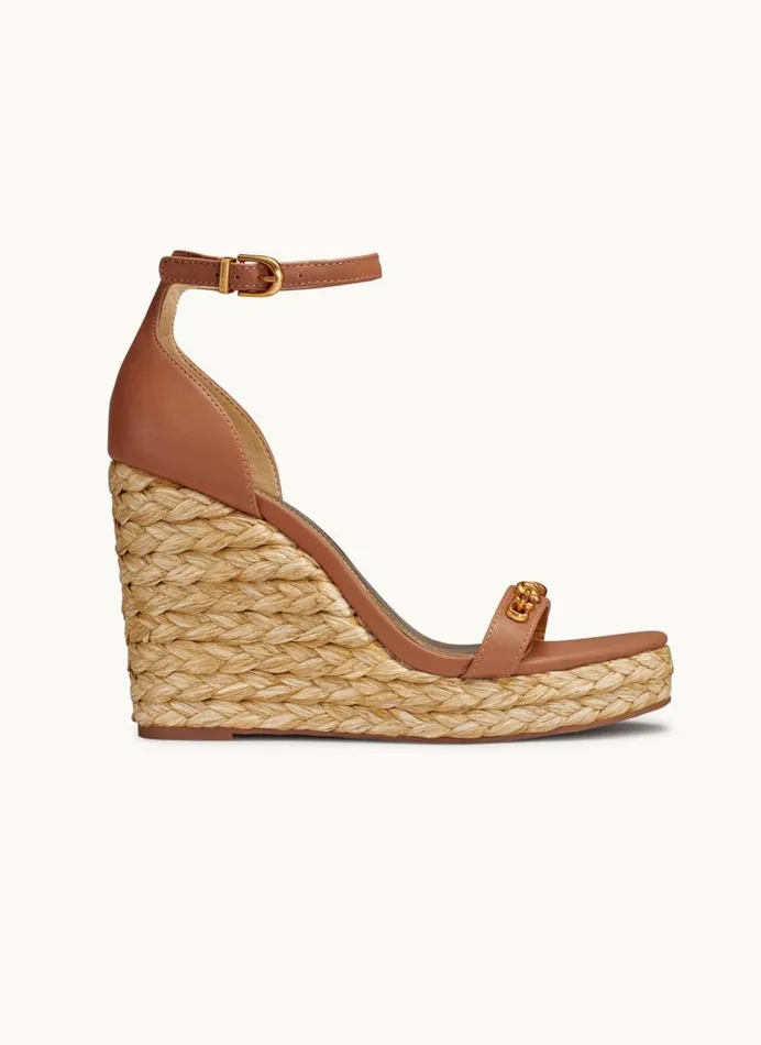 Women YULISSA ANKLE STRAP ESPADRILLE SANDAL Tan Donna Karan New York Heels And Wedges Women YULISSA ANKLE STRAP ESPADRILLE SANDAL Tan Donna Karan New York Heels And Wedges