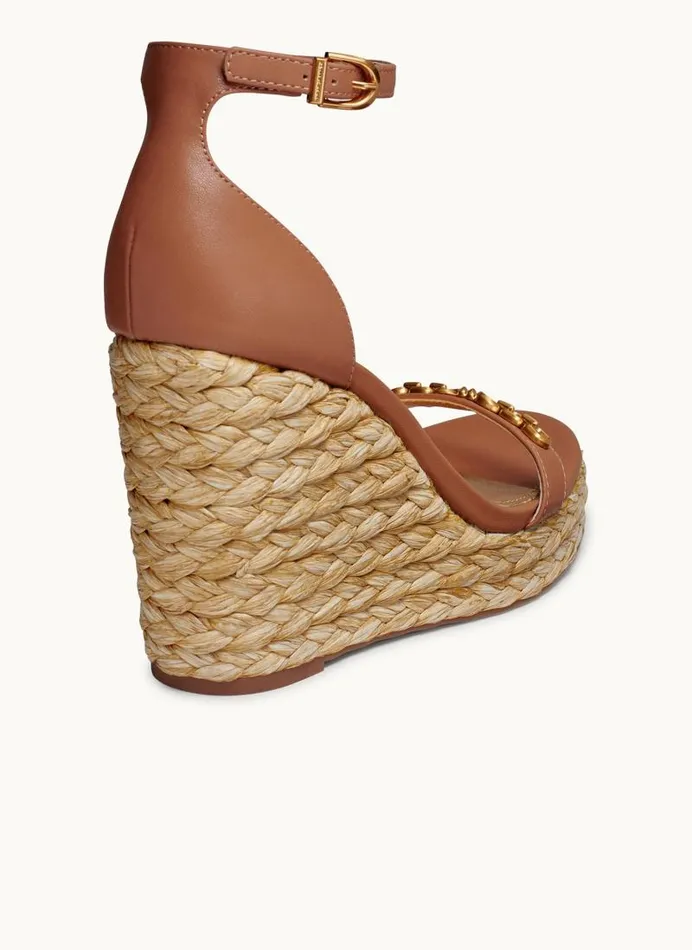 Women YULISSA ANKLE STRAP ESPADRILLE SANDAL Tan Donna Karan New York Heels And Wedges Women YULISSA ANKLE STRAP ESPADRILLE SANDAL Tan Donna Karan New York Heels And Wedges