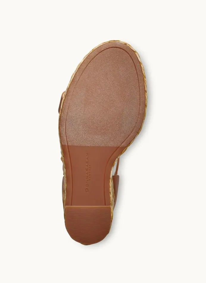 Women YULISSA ANKLE STRAP ESPADRILLE SANDAL Tan Donna Karan New York Heels And Wedges Women YULISSA ANKLE STRAP ESPADRILLE SANDAL Tan Donna Karan New York Heels And Wedges