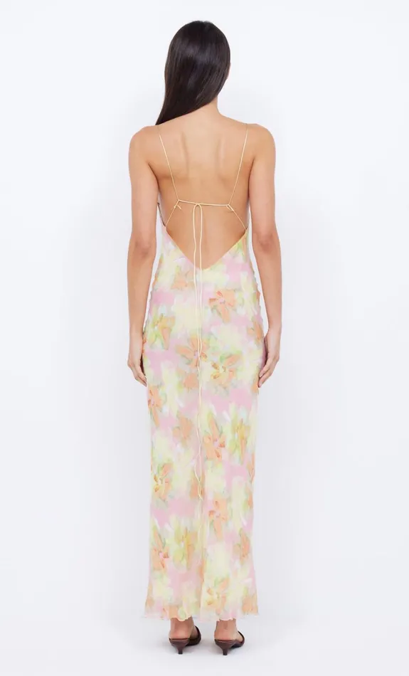 Women ZEPHY PRINT SLIP DRESS 8211 PINK BLOSSOM Bec Bridge Maxi Dresses