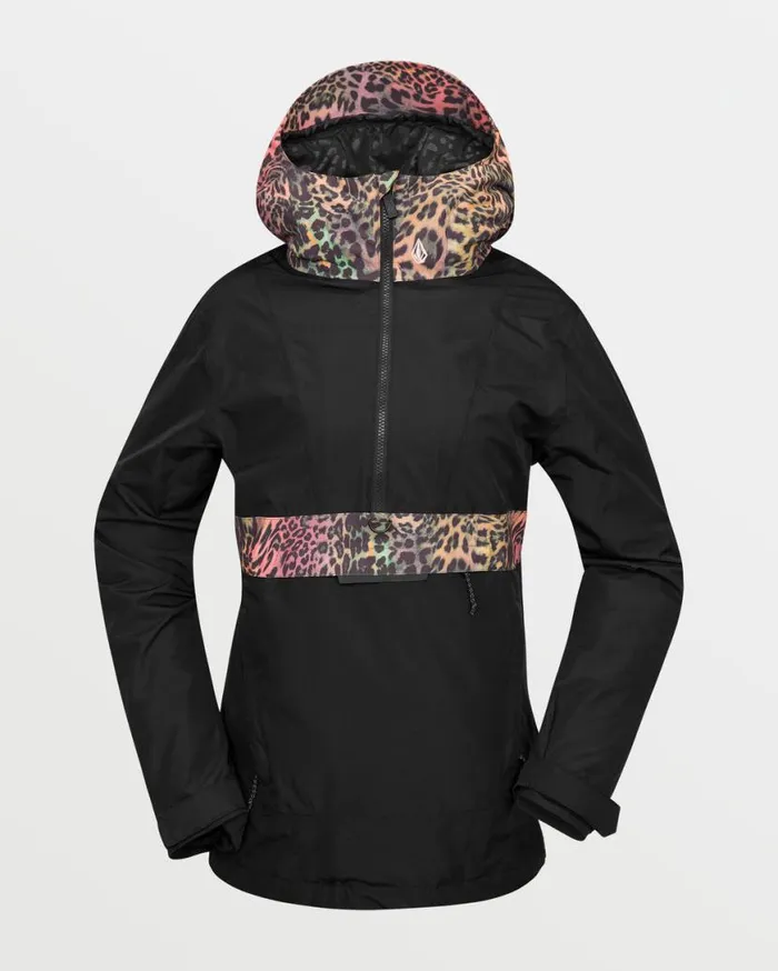 Womens Ashfield Pullover 8211 Black Womens Volcom Jackets