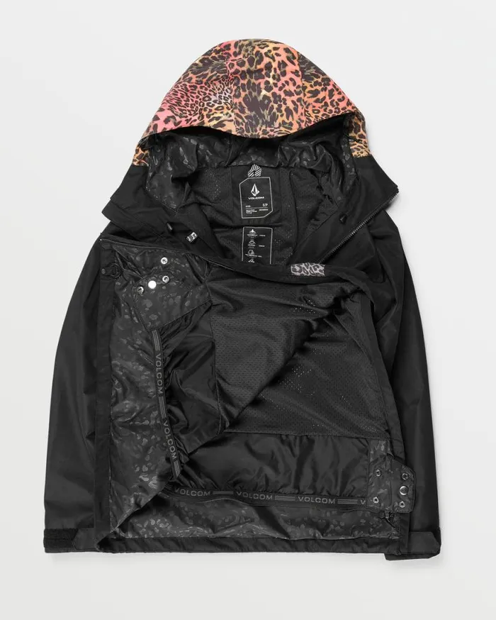Womens Ashfield Pullover 8211 Black Womens Volcom Jackets