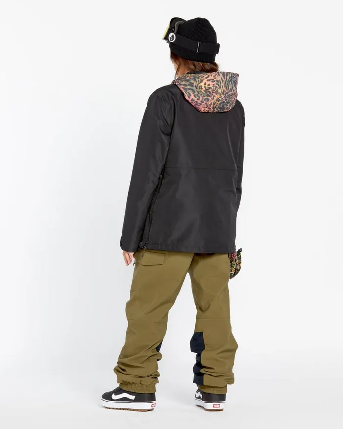 Womens Ashfield Pullover 8211 Black Womens Volcom Jackets