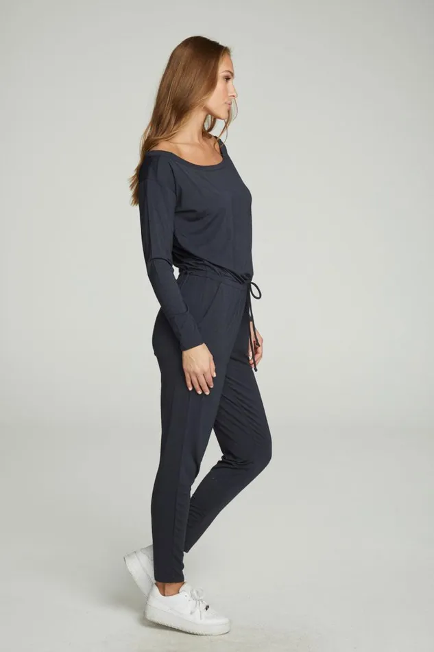 Womens Chaser Brand Bottoms Off The Shoulder Long Sleeve Jumpsuit