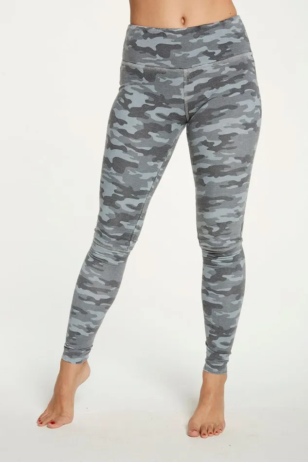Womens Chaser Brand Bottoms Quadrablend Seamed Legging