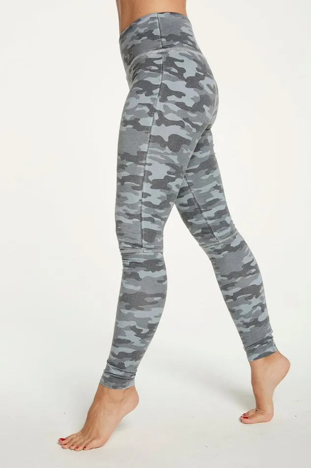 Womens Chaser Brand Bottoms Quadrablend Seamed Legging