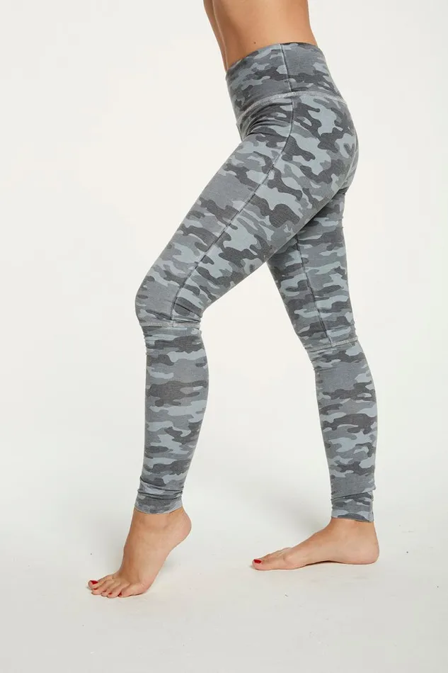 Womens Chaser Brand Bottoms Quadrablend Seamed Legging