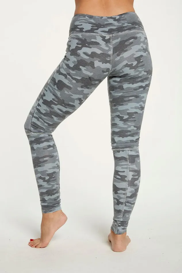 Womens Chaser Brand Bottoms Quadrablend Seamed Legging