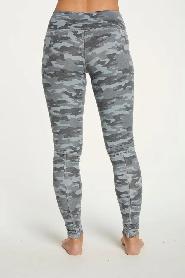 Womens Chaser Brand Bottoms Quadrablend Seamed Legging