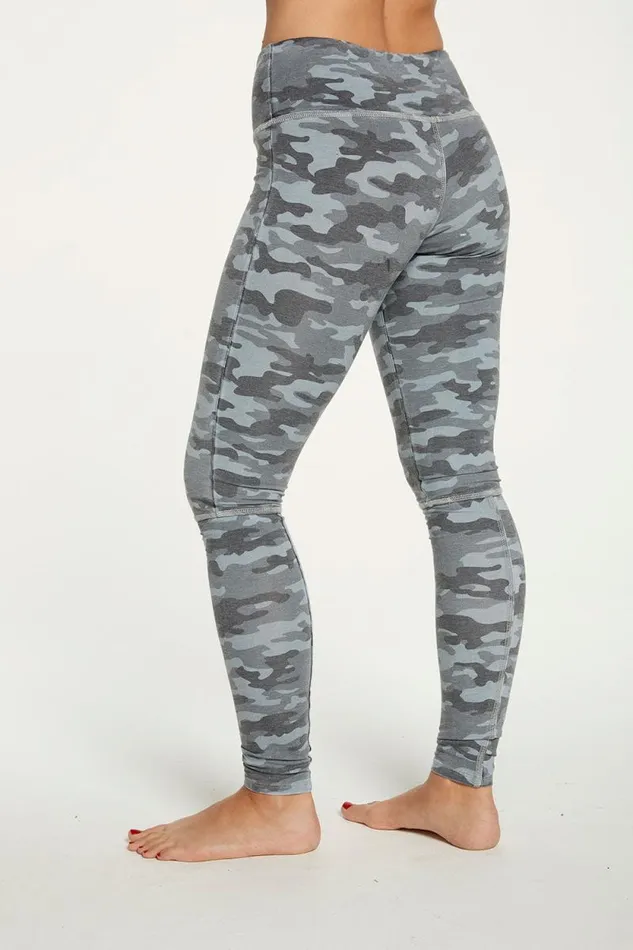 Womens Chaser Brand Bottoms Quadrablend Seamed Legging