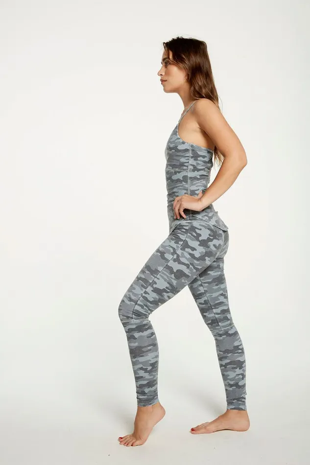 Womens Chaser Brand Bottoms Quadrablend Seamed Legging