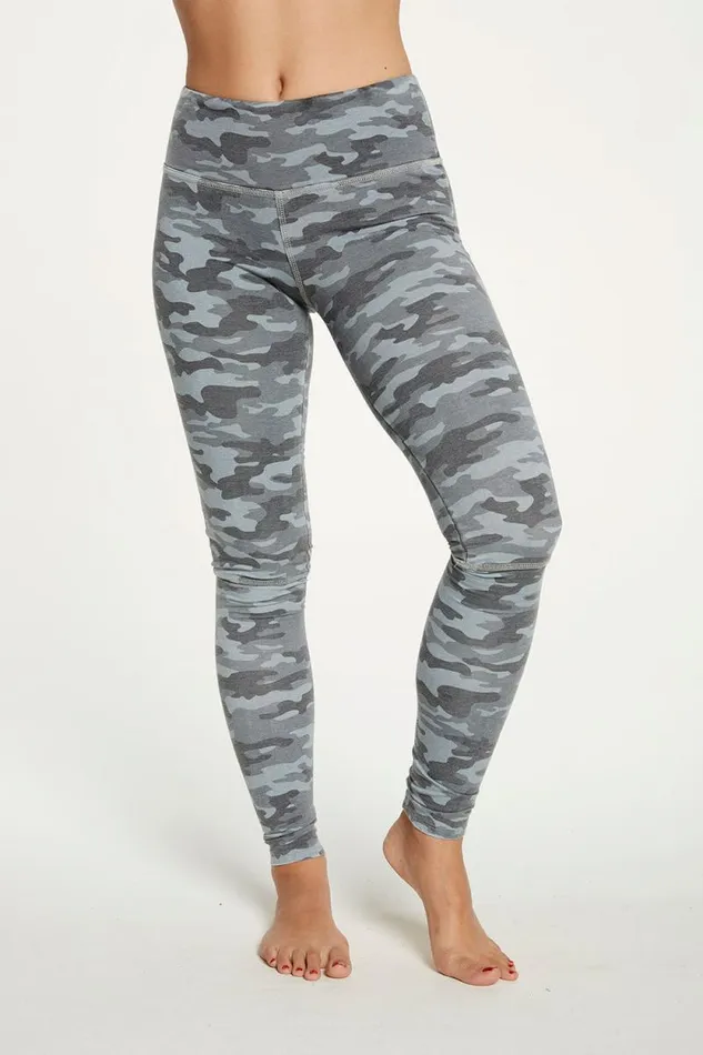 Womens Chaser Brand Bottoms Quadrablend Seamed Legging