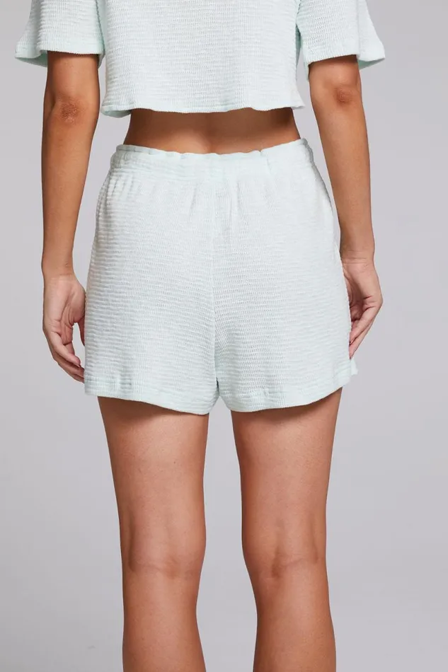 Womens Chaser Brand Bottoms Serena Aqua Glass Short