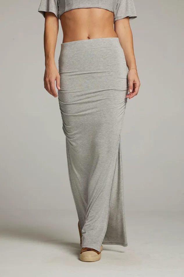 Womens Chaser Brand Bottoms Wynwood Heather Grey Skirt