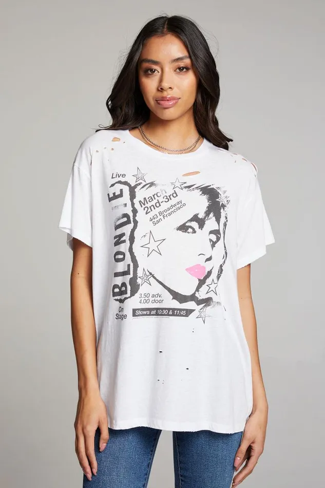 Womens Chaser Brand Graphics Blondie San Francisco Tee