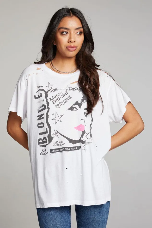Womens Chaser Brand Graphics Blondie San Francisco Tee