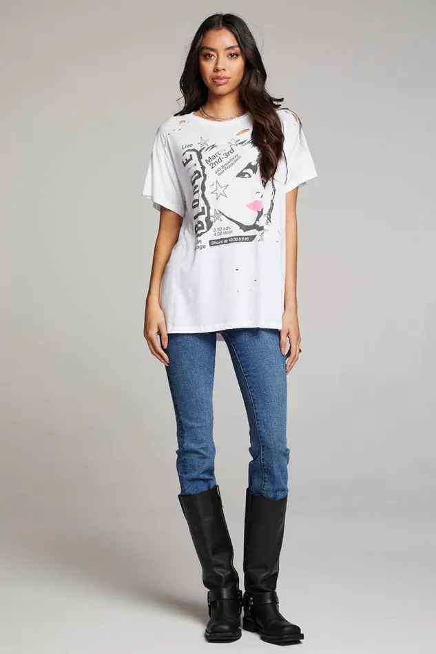 Womens Chaser Brand Graphics Blondie San Francisco Tee