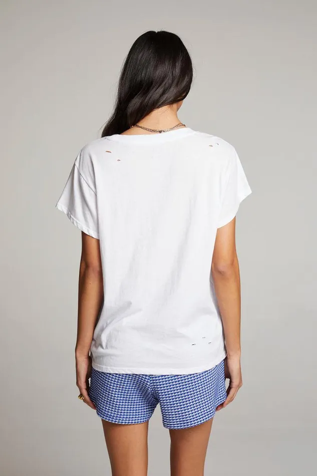Womens Chaser Brand Graphics Guns N039 Roses Classic Logo Tee