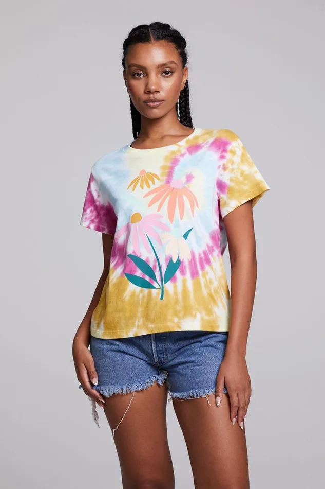Womens Chaser Brand Loungewear Daisy Bunch Tee