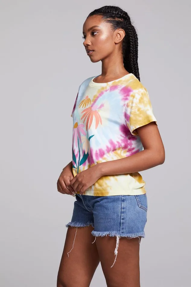 Womens Chaser Brand Loungewear Daisy Bunch Tee