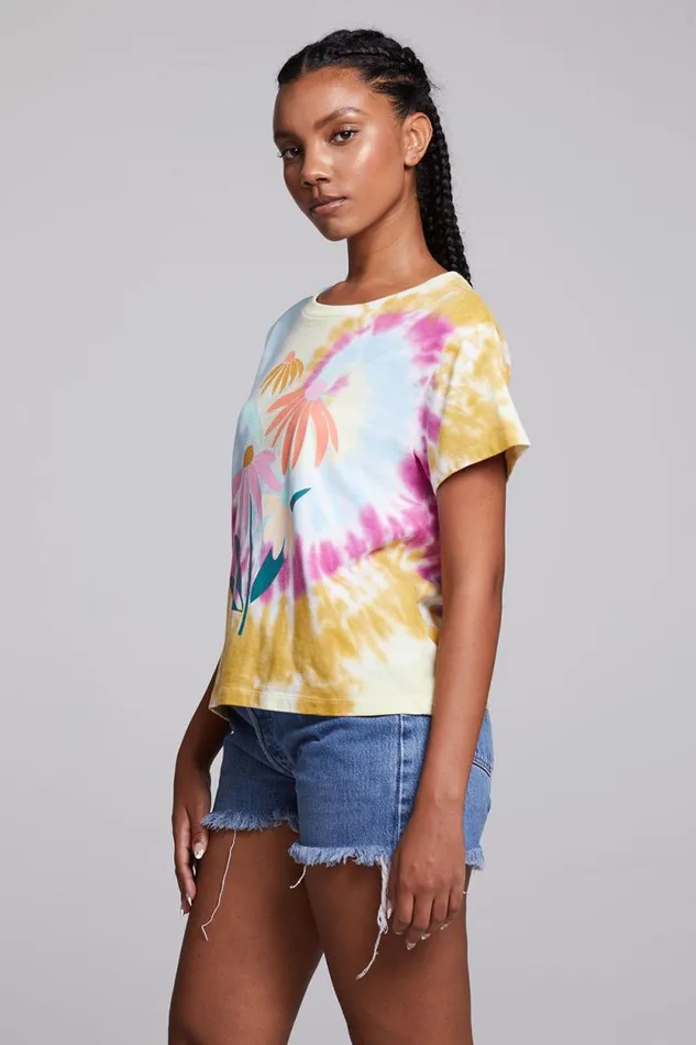 Womens Chaser Brand Loungewear Daisy Bunch Tee