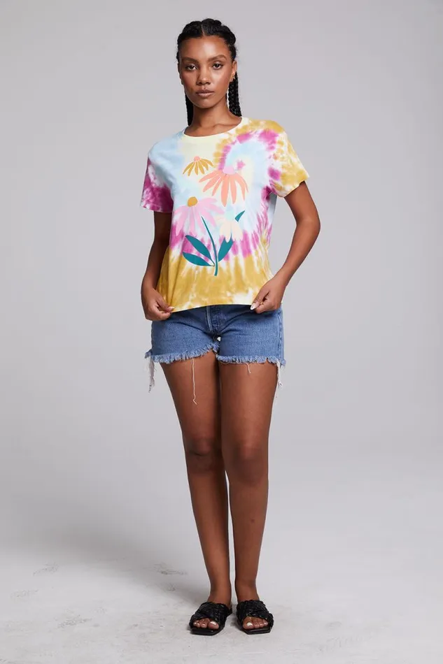 Womens Chaser Brand Loungewear Daisy Bunch Tee
