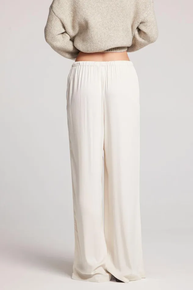 Womens Chaser Brand Loungewear Leee Starry White Trousers