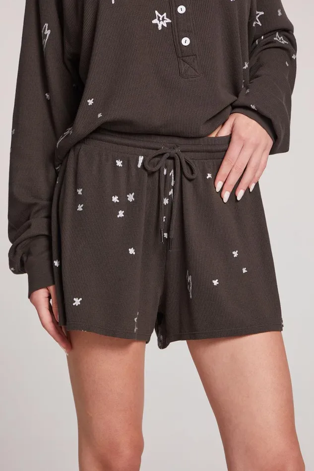 Womens Chaser Brand Loungewear Stars and Bolts Shorts