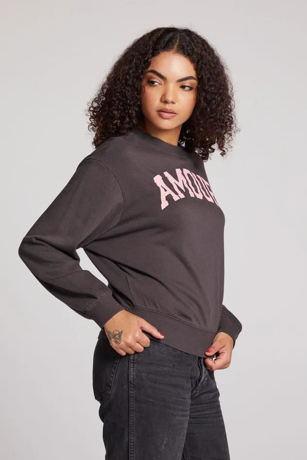 Womens Chaser Brand Tops Amour Pullover