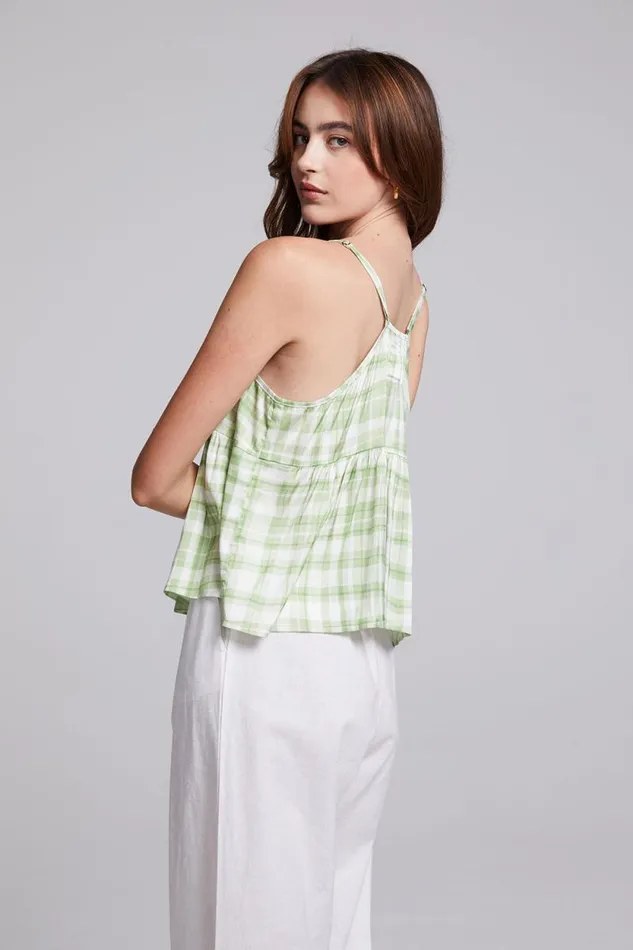 Womens Chaser Brand Tops Bellini Pistachio Blouse