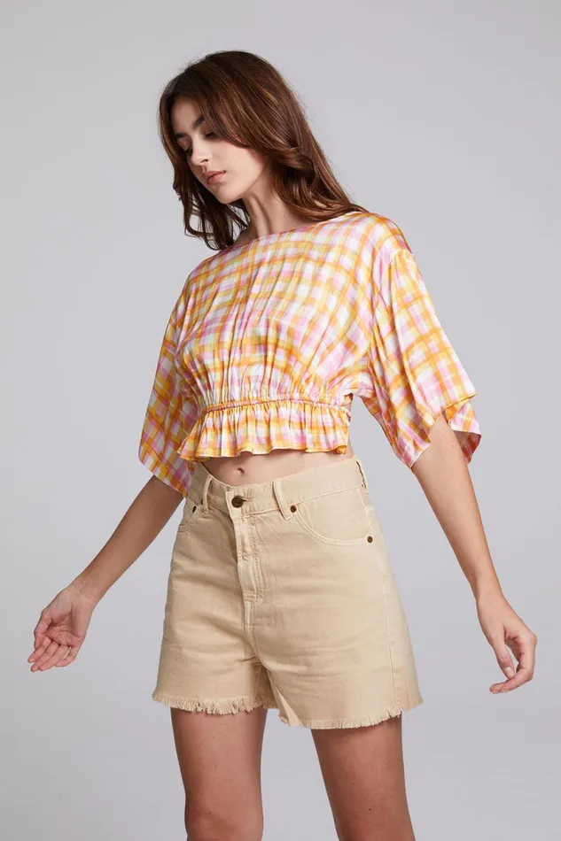Womens Chaser Brand Tops Cortona Dahlia Blouse