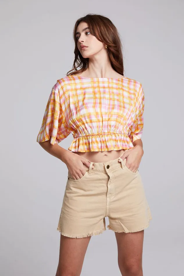 Womens Chaser Brand Tops Cortona Dahlia Blouse