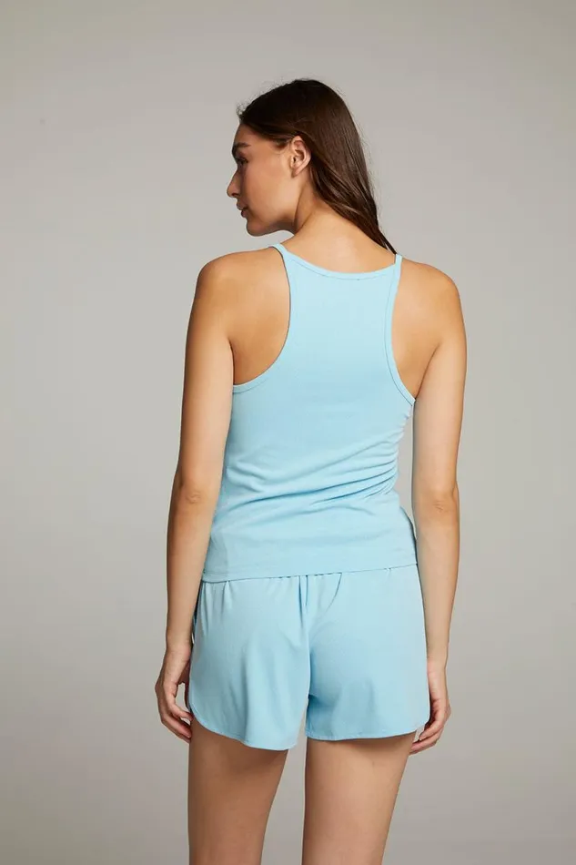 Womens Chaser Brand Tops Emma Clear Sky Tank Top