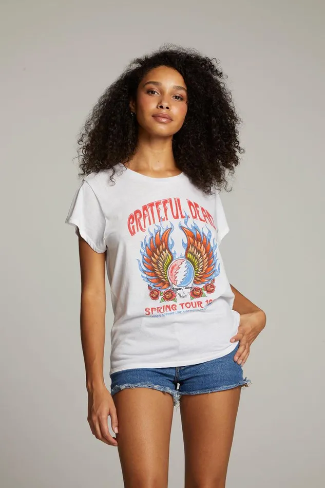 Womens Chaser Brand Tops Grateful Dead Spring Tour Tee