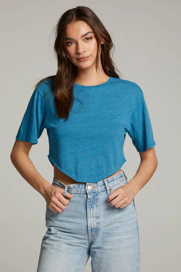 Womens Chaser Brand Tops Kylie Blue Danube Tee