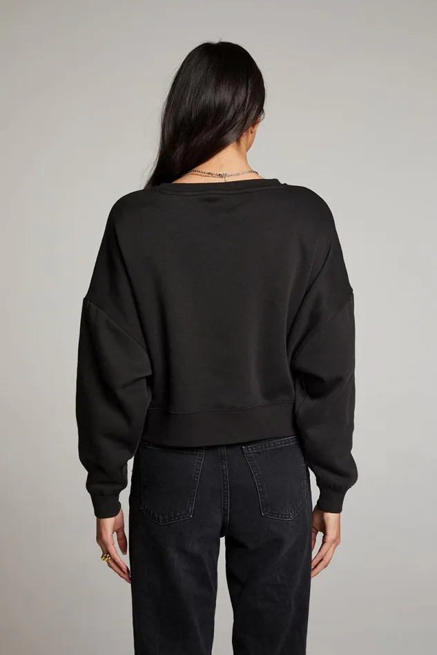 Womens Chaser Brand Tops Lightning Bolt