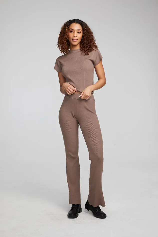 Womens Chaser Brand Tops Nahal Deep Taupe Tee