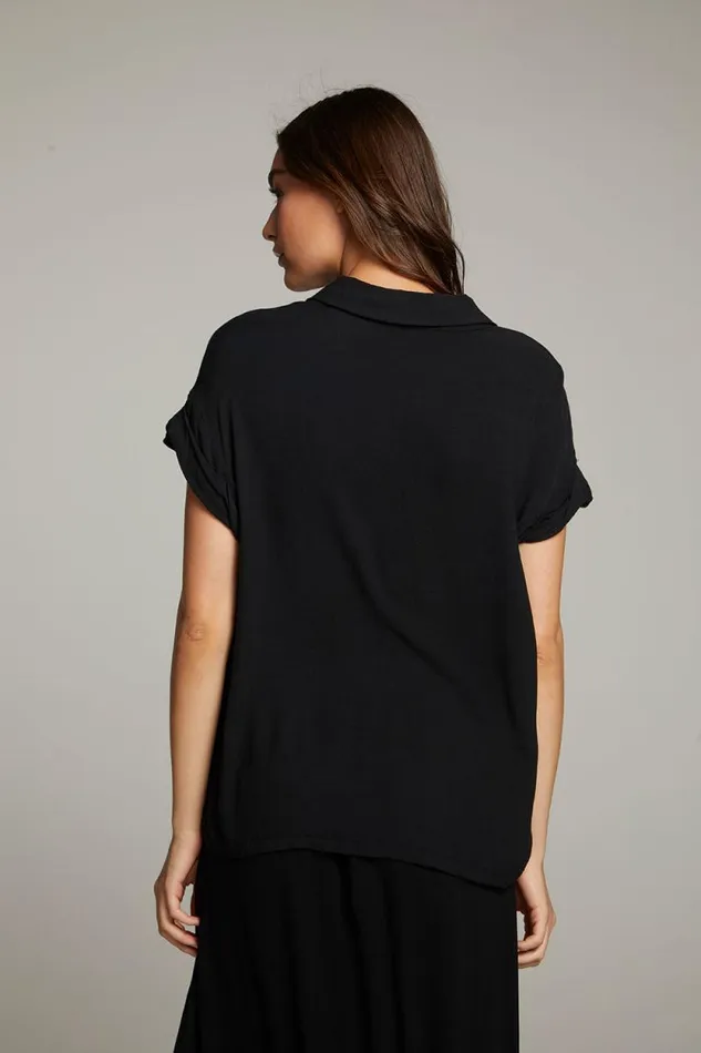 Womens Chaser Brand Tops Rhythmm Licorice Button Down