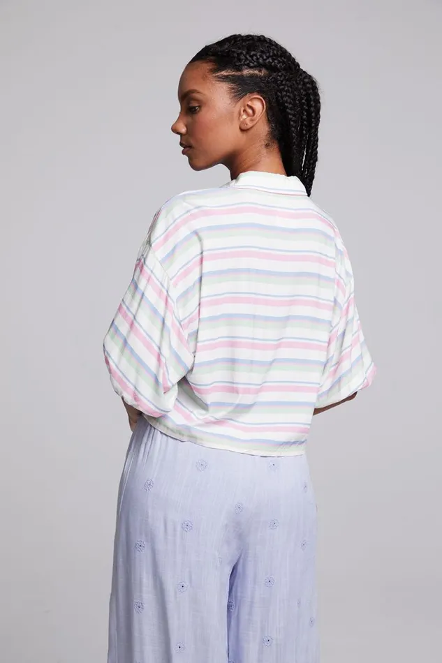 Womens Chaser Brand Tops Sofia Positano Stripe Blouse