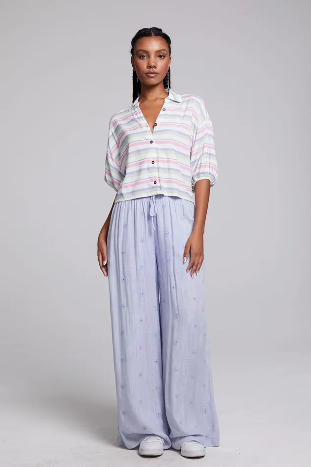Womens Chaser Brand Tops Sofia Positano Stripe Blouse
