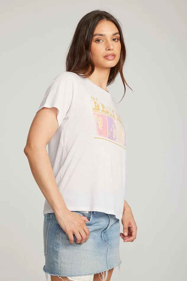 Womens Chaser Brand Tops The Beatles Retro Beatles Tee