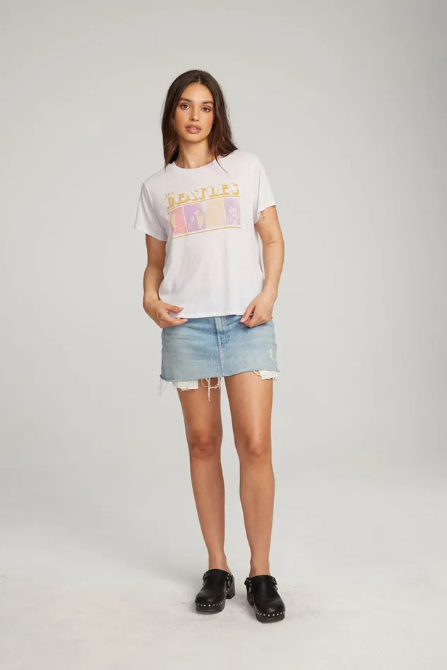 Womens Chaser Brand Tops The Beatles Retro Beatles Tee