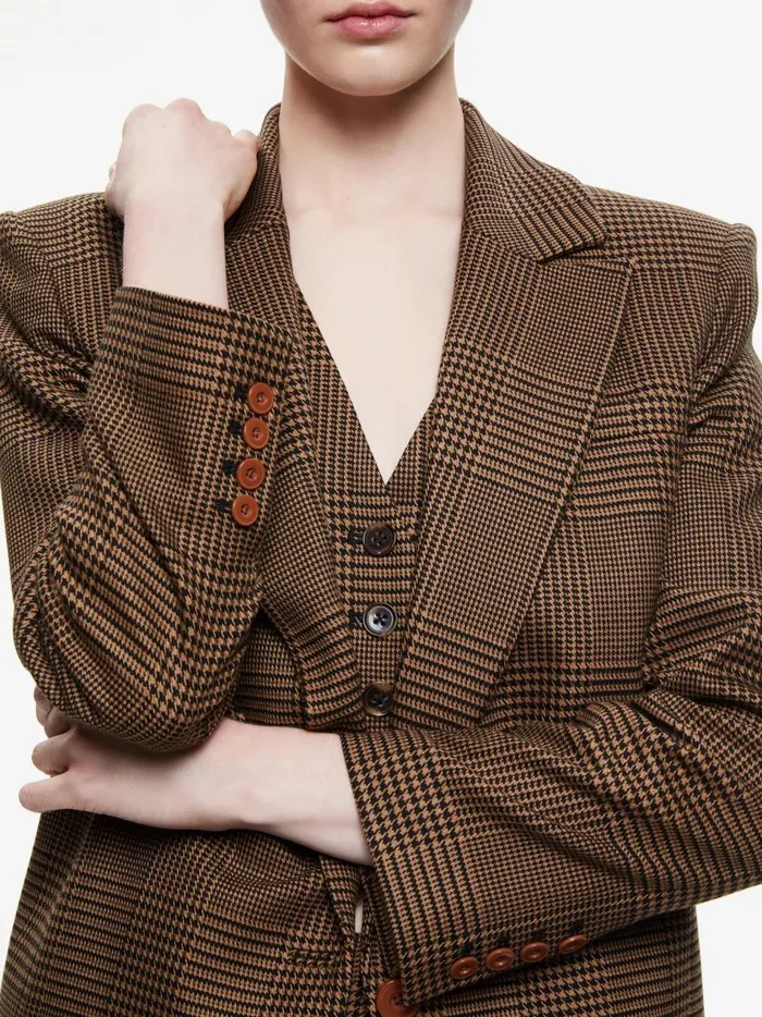 Womens Jackets Coats Alice Olivia Colley Notch Collar Blazer Camelblack