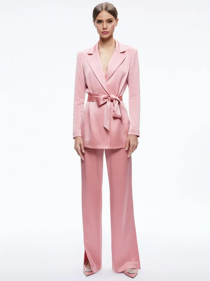 Womens Jackets Coats Alice Olivia Karley Wrap Blazer Rose