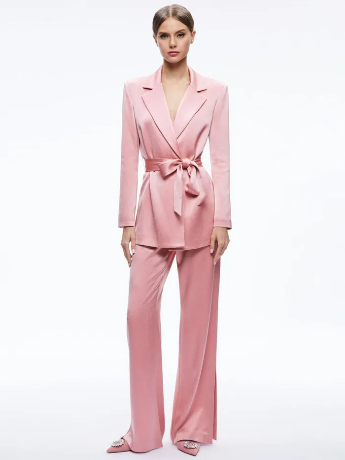 Womens Jackets Coats Alice Olivia Karley Wrap Blazer Rose